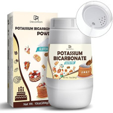 Kalio hidrokarbonatas, kalio bikarbonatas 284 g, 100 % grynas kalio bikarbonato milteliai, skirti augalams, pyragams, kepimui, vyno gamybai - veganiškas kalio bikarbonatas sausainiams, užkandžiams