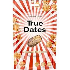 True Dates - Caramel Popcorn | Naturally Flavoured Dates | Caramel Popcorn | 100 g