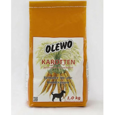 Olewo morkų granulės šunims.