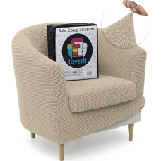Super elastingas klubo kėdės užvalkalas su sėdynės užvalkalu, suderinamas su IKEA Tullsta ir Bakla foteliais 