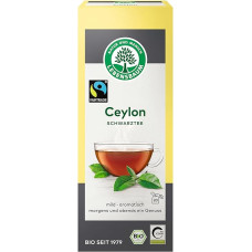 Lebensbaum Ceylon, 20 maišelių x 2 g švelnaus aromato juodoji arbata, harmoninga Šri Lankos kalnų juodoji arbata, 100 % ekologiška