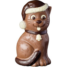 Confiserie Weibler Šokoladas Kalėdinė Kalėdų dovana moterims, vyrams ir vaikams Kalėdinis katinas Žiemos katinas 75 g