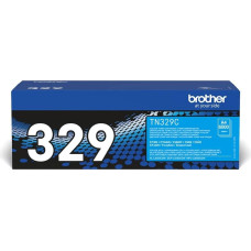 Brother TN329 °C Cyan - Originali - Tonerio kasetė - skirta DCP Vbelt 845 0CDW L835 0CDW, L8350CDWT, L8350CDWT, L885 0CDW MFC L885 0CDW Tonerio kasetė, tinkama naudoti vietoj 329 °C/Cyan 6,000 puslapių, skirta HL L835 0CDW