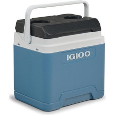 IGLOO IP24 Cool Box 24 L - Large Passive Cool Box in Ice Blue, Lightweight, Robust and Portable, Ideal for Camping, Work, Picnic, Outdoor, Drinks & Snacks - Reliable Insulated Box without Electricity