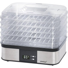 Steba Electronic Dehydrator, 5 BPA-Free Transparent Attachments, Can Also Be Used Individually, Temperature Control from 40 - 70°C, Time Control (1 - 36 Hours), 350 Watt, ED 5