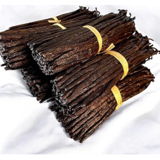 10 Bourbon Vanilla Beans from Madagascar - 18-20 cm - Size XXL - Planifolia Prestige Reserve - Premium Quality - Intense Aromatic - 100% Natural - For Patisserie & Desserts