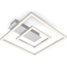 BRILONER - LED lubų šviestuvo rėmas, LED lubų šviestuvas su šiltos baltos spalvos šviesa, 18 W lempa, svetainės šviestuvas, miegamojo šviestuvas, 320 x 300 x 50 mm (D x Š x V)