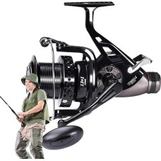 Winter-Angelrolle, Angelrad, Karpfenrolle, Angelzubehör mit ergonomischem Griff für Männer, Baitcasting-Köder-Angelrollen, glatt zum Auswerfen von Rollen