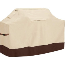 Vailge Grill Cover, 60-inch Waterproof BBQ Cover, 600D Heavy Duty Gas Grill Cover, UV & Dust & Rip & Fading Resistant, Suitable for Weber, Brinkmann, Char Broil Grills and More, Beige