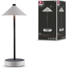 Paulmann 71176 Mob Tischl Pellini žemyn LED WhiteSw 3W dim USBC Smėlio spalvos PU oda Metalas