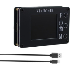 VisibleIR B18 Wärmebildkamera für sichtbares Licht, 32 x 24 cm, Infrarot-Sensor mit Dual-Vision-Fusion, 4,6 cm (1,8 Zoll) TFT-Display, wiederaufladbarer Akku