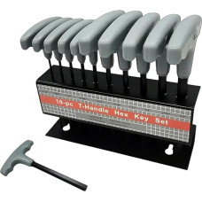 Inbusschlüsselsatz Mit Innensechskantschlüssel - Metrischer Schlüsselsatz Mit T-Griff, Standard-Mehrzweckschlüssel | Kompakte Aufbewahrungsfunktion, Einfache Handhabung, Heimgebrauch In Der Werkstatt,