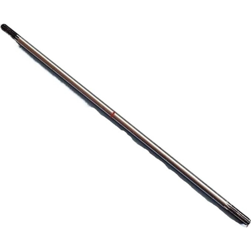 9 Zähne (Durchmesser 8 mm) Antriebswelle Passend for 26 mm oder 28 mm Rohr Grasschneider Manueller Min-Bagger Länge 530 mm(1 x varantysis velenas)