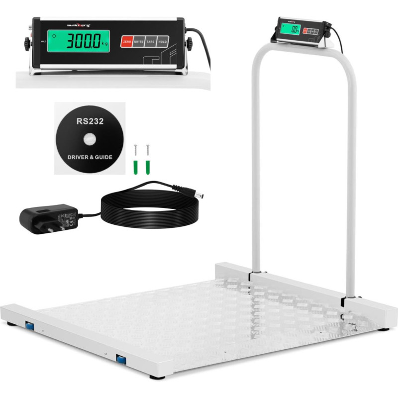 Steinberg Systems Platforminės sandėliavimo svarstyklės 100 x 95 cm LCD RS232 300 kg / 100 g