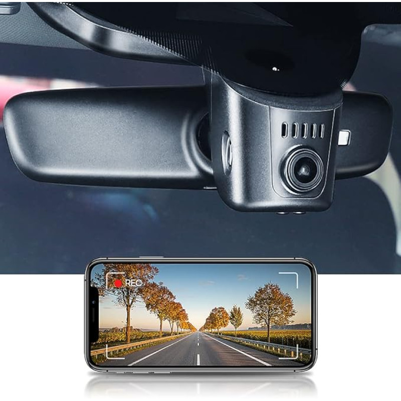 FITCAMX Automobilinė prietaisų skydelio kamera, tinkanti 