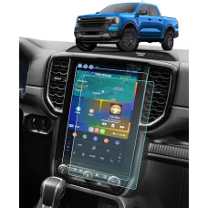 BIXUAN 12 colių apsauginė plėvelė, suderinama su 2023 2024 2025 Ford Ranger T9 Navigation Apsauginė plėvelė GPS automobiliams Skaidri ekrano apsauga Nano plėvelė Ranger Raptor Priedai [2 pakuotės]