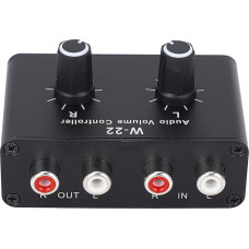 3.5 mm audio volume controller, line volume control box, lossless stereo sound balance adjustment adjustment, independent adjustment of left and right