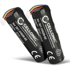 CELLONIC, Akumuliatorius šuns antkakliui, suderinamas su Garmin Alpha 100, T5 GPS, TT15 (2600 mAh, 3,7 V) 2 x atsarginės baterijos 361-00029-02 010-10806-30 010-11828-03