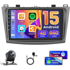 4 + 64 GB automobilinis radijas 