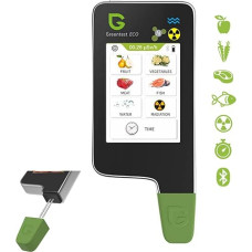 Greentest Eco 6 Geigerio skaitiklis + nitratų testeris Mėsos žuvies TDS Vandens testeris Dozimetras Radiacijos matuoklis Nitratų testeris Meter Geigerio skaitiklis Nitratų matuoklis