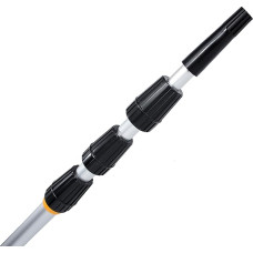 vom Pullach Hof Telescopic Pole 8 Metres with Screw Thread and Adapter Aluminium Rod Extendable Telescopic Rod Thread