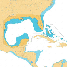 C-MAP M-NA-T-204-R-MS Reveal X – Golf von Mexiko & die Bahamas Marine Mapping-Karte