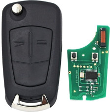 2 mygtukų atlenkiamo nuotolinio valdymo pultelio dėklas 433 MHz PCF7941 D sistema, skirta 