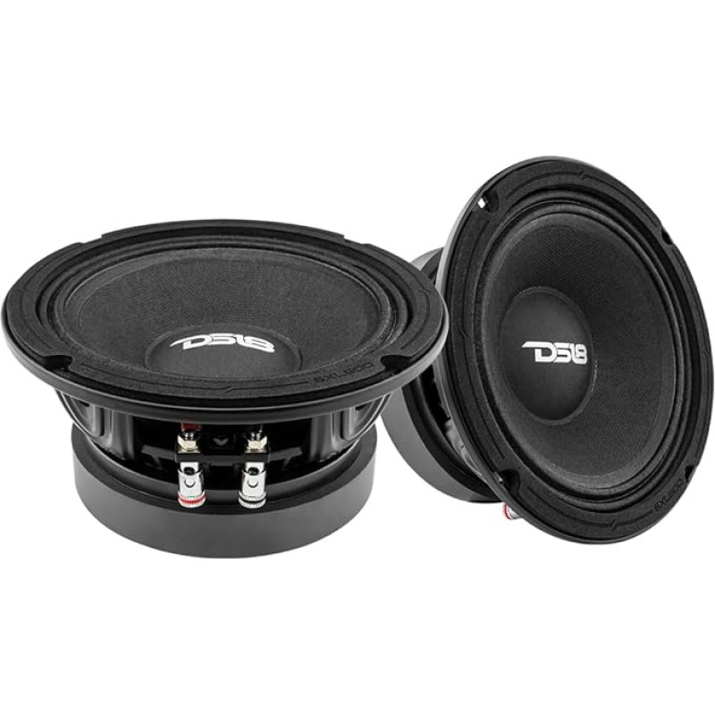DS18 PRO-EXL64 Vidutinio dažnio 4 omų garsiakalbis 300 W RMS, 600 W maksimali galia 1-6,5 colio 6,5 colio
