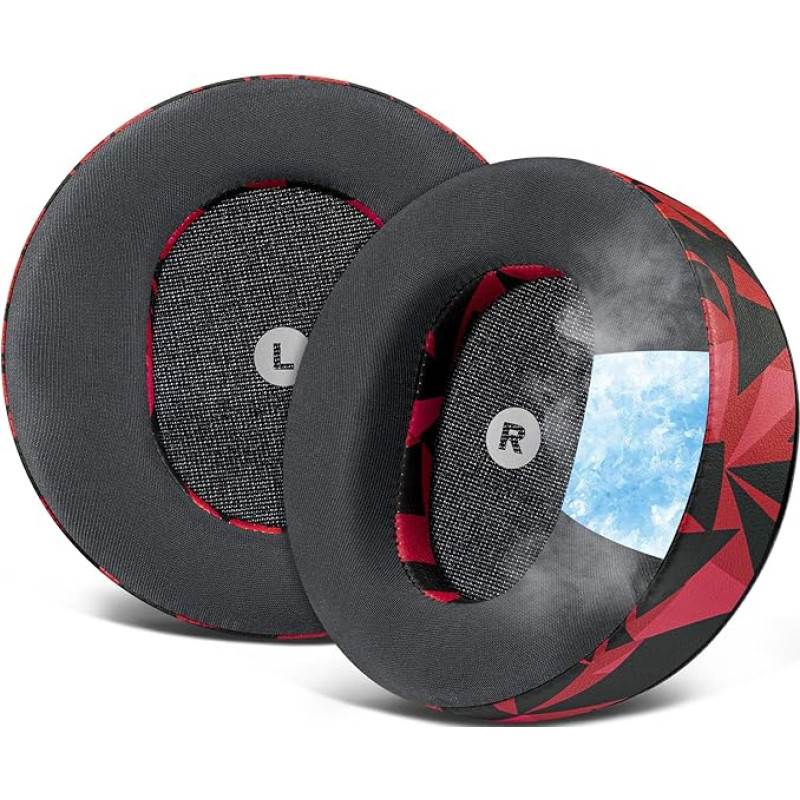SOULWIT Audeze Maxwell (netinka Audeze Maxwell 2) ausinėms skirtos aušinimo gelio pagalvėlės, pagalvėlės su kvėpuojančiu ledo šilko audiniu, didelio tankio triukšmą mažinančiomis putomis
