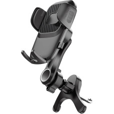 Car Mobile Phone Holder, 360° Rotating Ventilation Hook, Car Mobile Phone Holder with Military Protection, Sturdy Ventilation Clip for iPhone, Samsung and All Smartphones - Universal Car Mount