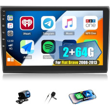 CAMECHO 2+64G Android 13 navigacijos automobilinis radijas 