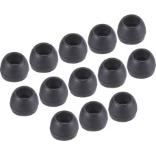 sourcing map 24 Pcs Black Silicone Replacement Earpads Replacement Earpads for Headset Small Size