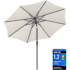 SONGMICS skėtis Sodo skėtis, turgaus skėtis, apsauga nuo UV spindulių iki UPF 50+, terasos skėtis, apsauga nuo saulės, sulenkiamas, su rankenėle, be stovo, skirtas sodui, balkonui, terasai