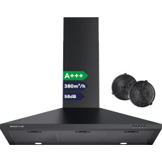 SEU01GB9038 A+++ klasės gartraukis 90 cm 380 m³/h