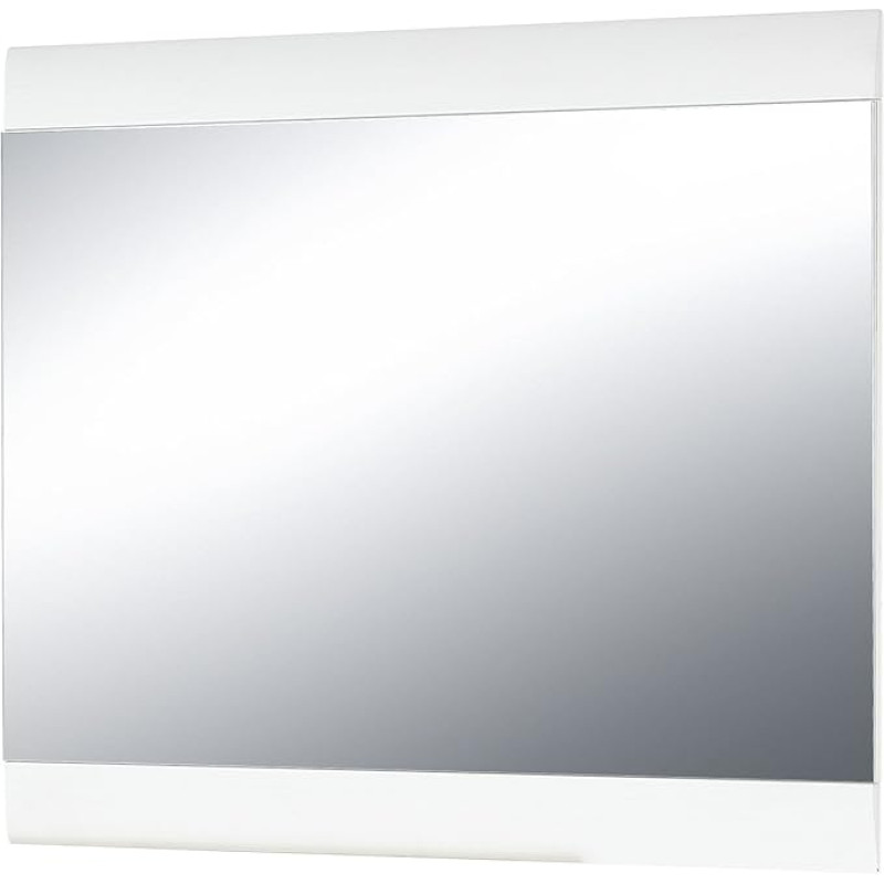 Germania 3967-84 Baltos spalvos veidrodis su aplikacijomis 87 x 76 x 3 cm (plotis x aukštis x gylis) 3 x 87 x 76 cm