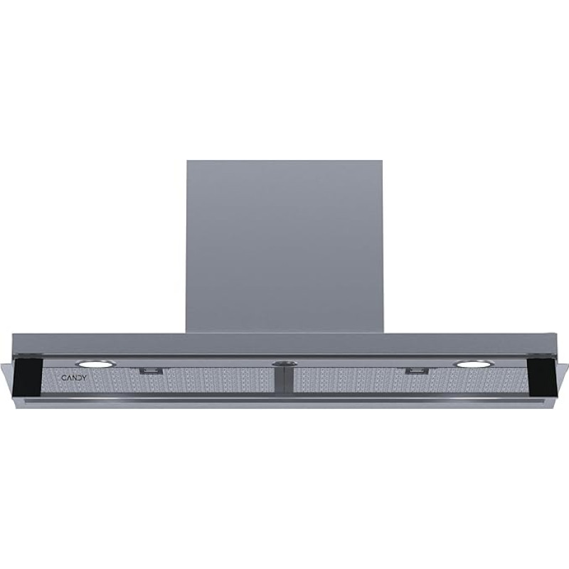 Candy CPY9MXVGG 90cm 3 galios lygiai 620M3/H Integruotas gartraukis Kontrolinis vožtuvas Anglies filtras Aliuminio riebalų filtras LED apšvietimas 69dB Nerūdijantis plienas