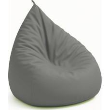 chilly pilley Beanbag Beanbag Vidaus lauko dirbtinės odos sėdynės pagalvėlė Sodo pagalvėlė Grindų pagalvėlė vaikams ir suaugusiems Atsipalaiduoti Fotelis Daug spalvų ir dydžių, iš kurių galite rinktis (85 x 125 cm, pilka)