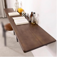 Klappbarer Wandtisch für Arbeitszimmer, Schlafzimmer, Wäscherei, Balkon, Küche, platzsparender schwebender Schreibtisch/Esstisch (L 80 x B 40 cm)
