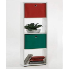 FMD Möbel Mega 4 248-004 Kambarių pertvaros lentynos 36,5 x 140,5 x 33 cm baltos spalvos