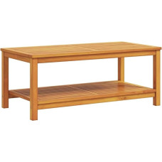 vidaXL šoninis staliukas rudas 110 x 55 x 45 cm Akacijų medžio masyvas, stilingas, kaimiškas, skirtas sodo vakarėliams, stalui ir akcentui, puikiai tinka terasai ir sodui