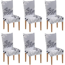 Dining Chair Covers, Removable Elastic Slipcovers Spandex Seat Covers Slipcover Banquet Chair Seat Cover for Hotel Wedding Ceremonies Kitchen