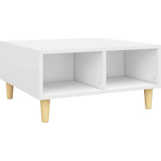 vidaXL Kavos staliukas Skandinaviškas staliukas Svetainės staliukas Kavos staliukas Sofos staliukas Arbatos staliukas Svetainės staliukas Baltas 60 x 60 x 30 cm Medienos medžiaga