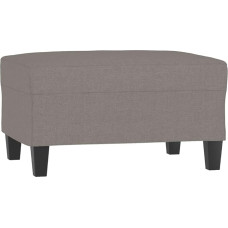vidaXL Footstool, Upholstered Stool, Footstool, Footstool, Footrest, Living Room, Taupe, 70 x 55 x 41 cm, Fabric