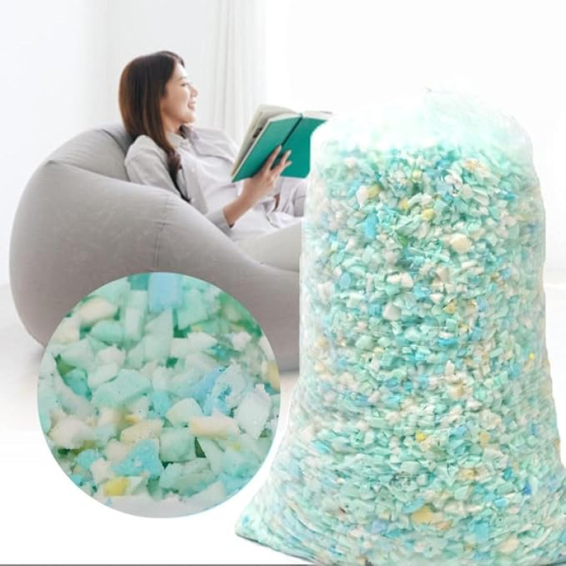 HDMLDP Bean Bag užpildas didelio tankio susmulkintos atminties putų pagalvėlės užpildas sofai Big Joe Bean Bag kėdė 5lb