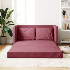 ZEYUAN Grindų sofa su miego funkcija, vyno raudona, 112 x 174 x 55 cm, audinys, poilsio sofa, sofos ir kušetės, poilsio sofa, sofa svetainei - 353967