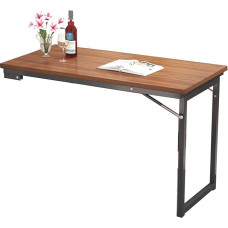 Klapptisch zur Wandmontage für K B, Waschküche, Arbeitszimmer, Esstisch, Schreibtisch mit Wäsche-Klappfunktion (60 x 90 cm)