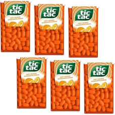 Tic Tac Tic Tac Orange Dragees with Orange Flavour (6 x 18 g)