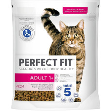 PERFECT FIT kačių krepšys Adult 1+ su lašiša 1 x 750 g