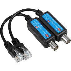 Ethernet per koaksialinį adapterį Moca adapteris 17X9X3 1 pora 10 100Mbps 1 kanalas Pasyvus IP koaksialinis siųstuvas imtuvas Extender IP NVR kamera