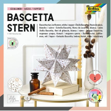 Folia Bascetta Star, Elegance Craft Set - Wildlife Black - 32 lapai - 9,5 x 9,5 cm - Popieriaus žvaigždės dydis apie 15 cm - Išsami instrukcija (gali būti ne anglų kalba) - 211/1010, 406/1515